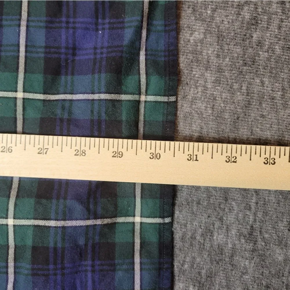 Polo Ralph Lauren Mens Size Medium Plaid Flannel patchwork shirt